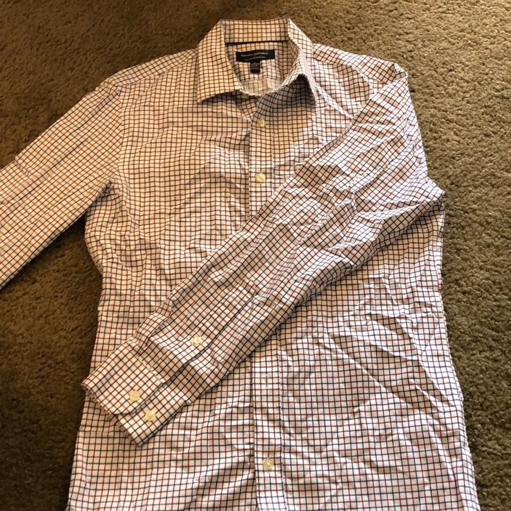 Banana Republic non iron dress shirt tailored slim